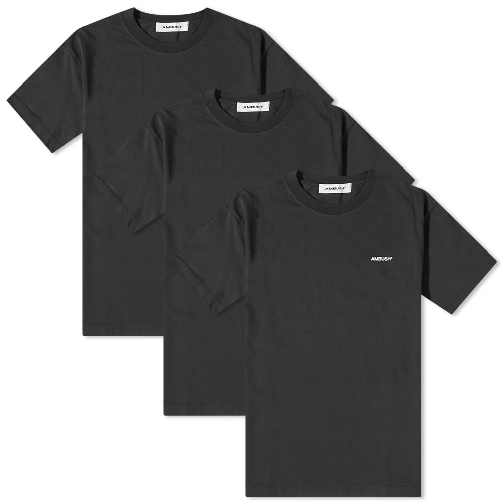 Majica Ambush 3 Pack Logo Tee Črna | BMAA060F22JER0011002, 0