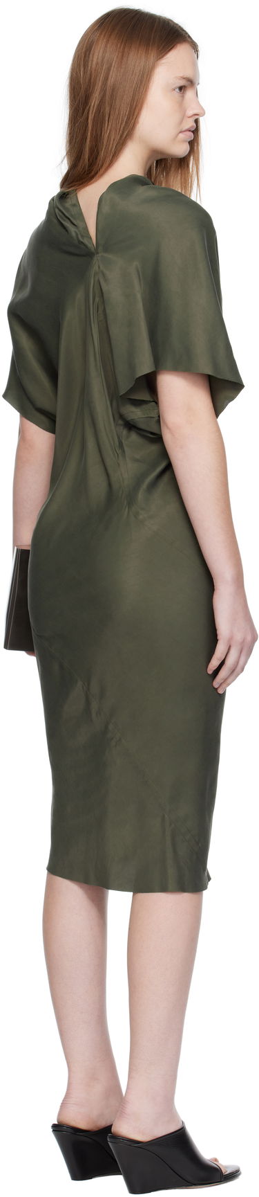 Obleke Rick Owens Rick Owens Seb Midi Dress Zelena | RP02E4543 HSCH, 2