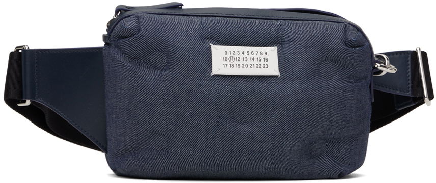 Torbice za okoli pasu Maison Margiela Glam Slam Sport On Body Pouch Mornarica | SB2WG0011 P6753, 0