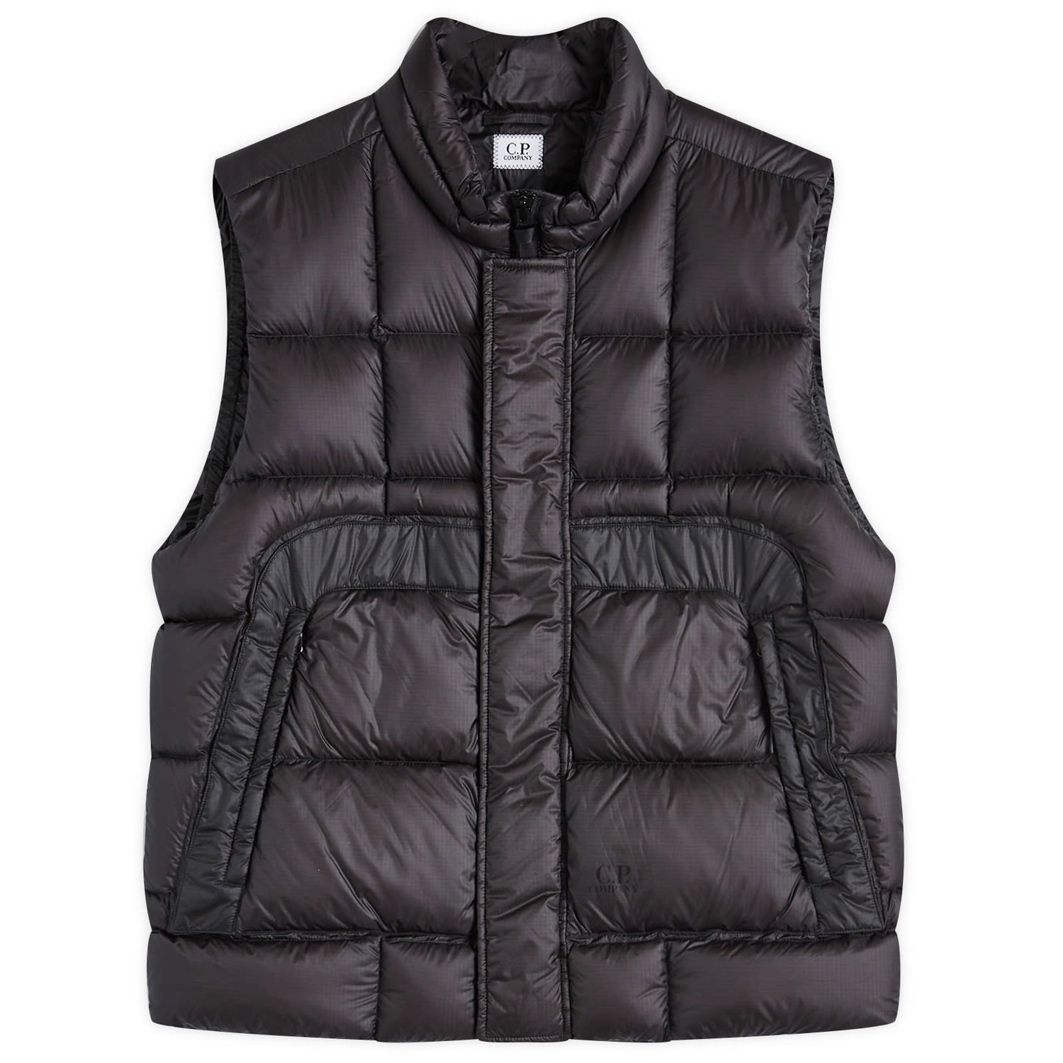 Telovnik C.P. Company D.D Shell Down Vest Black Črna | CMOW207A-006099A-999, 0