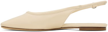 Modni dodatki Aeyde Aeyde Dani Slingback Flats Bež | A11-FL-MNLR08FL15-SS24-100-007, 2