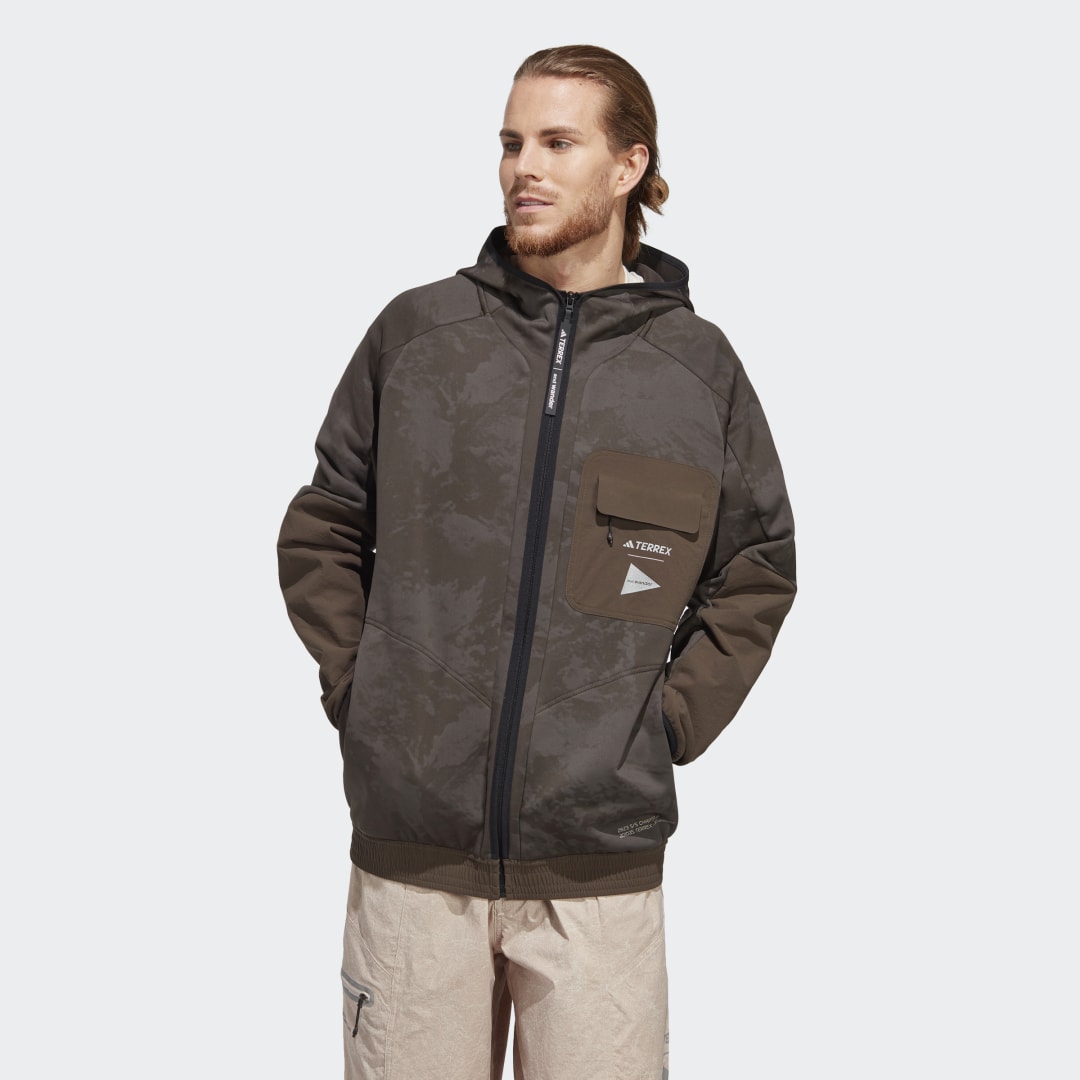 Jakna adidas Performance Terrex x and wander Fleece Jacket Rjava | HR7140, 0