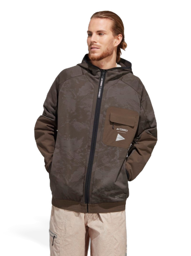 Jakna adidas Performance Terrex x and wander Fleece Jacket Rjava | HR7140