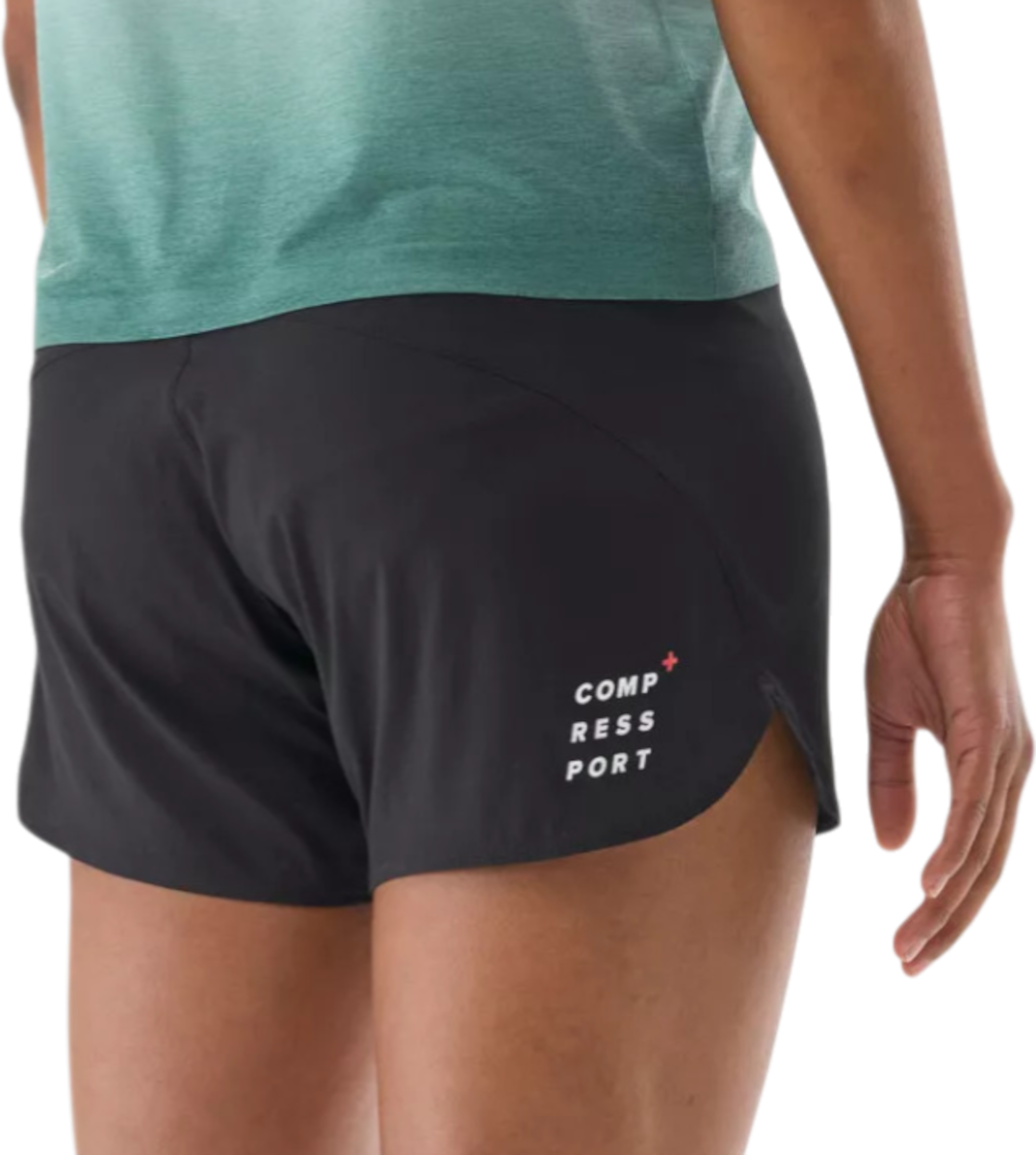 Kratke hlače Compressport Compressport Performance Running Shorts Črna | ashw4069000, 1