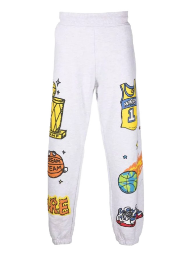 Trenirka MARKET Memorabilia Sweatpants Bela | 395000527