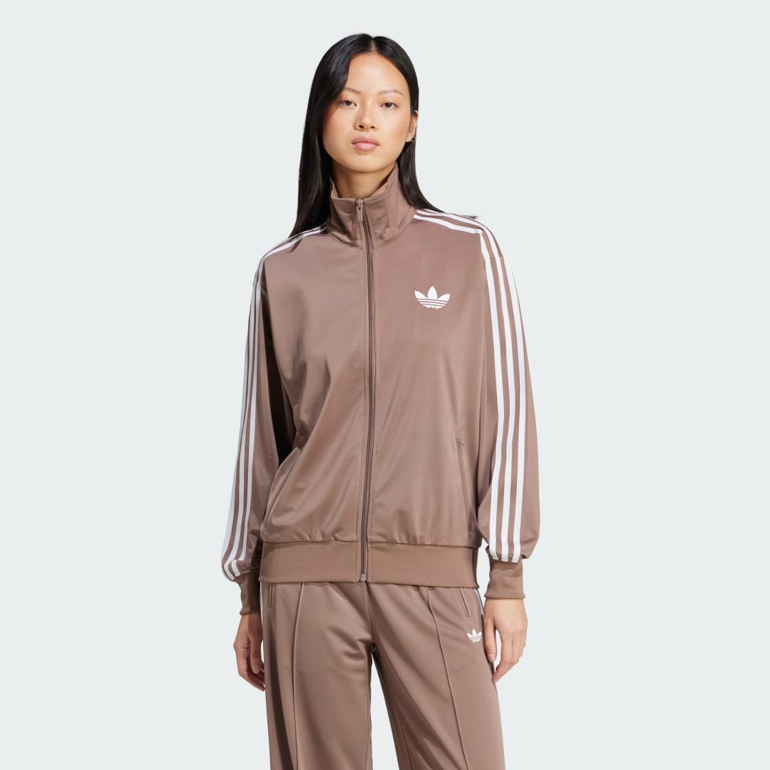 Trenirka adidas Performance Classic Firebird Loose Track Jacket Rjava | JC8253, 0