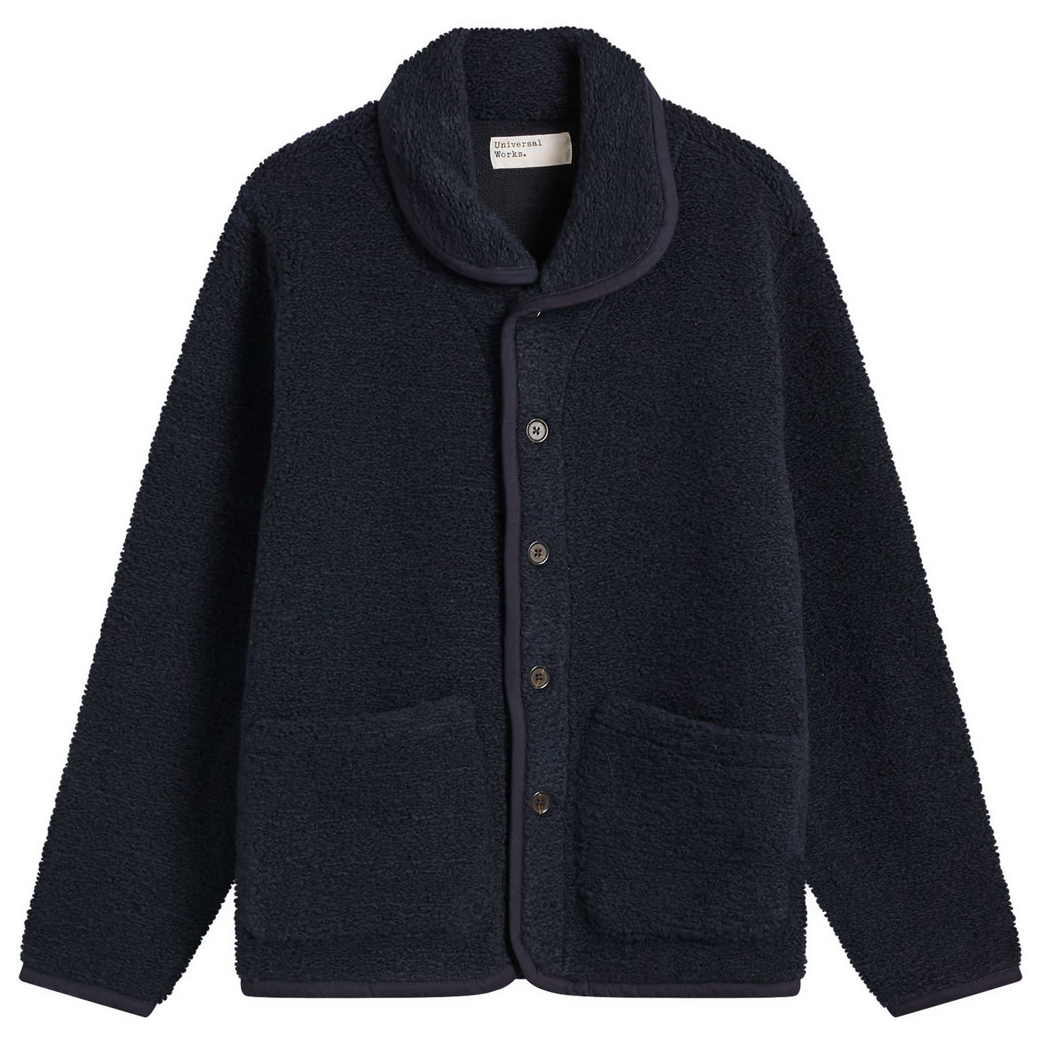 Jakna Universal Works Alvar Fleece Lancaster Jacket, Size Small Mornarica | 33703-NVY, 1