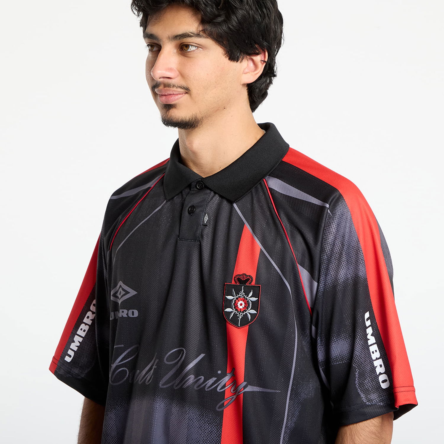 Polo majica Umbro Cult Unity Jersey Polo L Večbarvna | UBMW0402FA251 BLK0042, 1