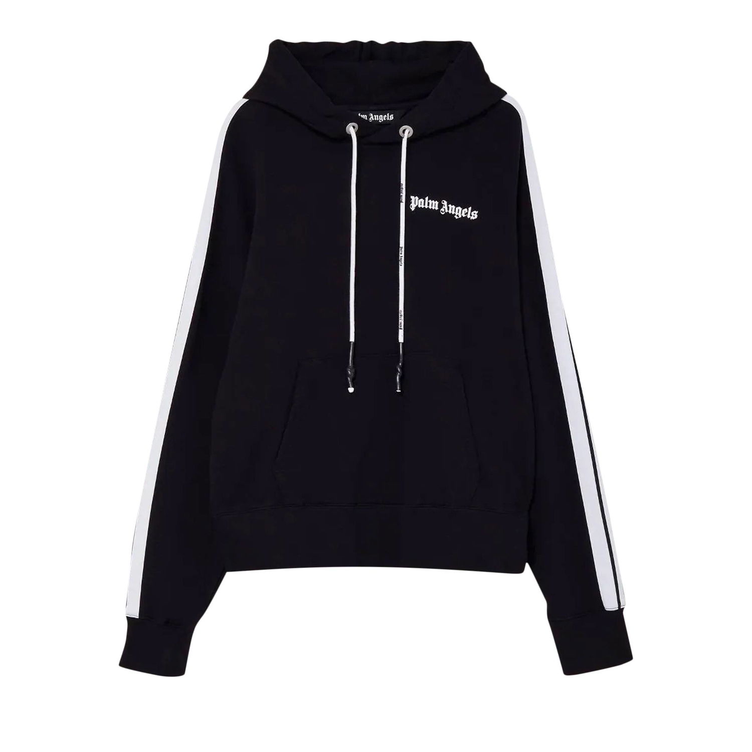 Pulover Palm Angels Fleece Track Hoodie Črna | PMBB058S21FLE0091001, 1