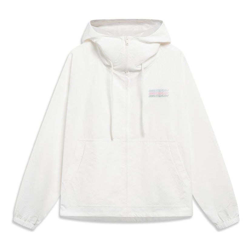 Vetrovka Li-Ning Counterflow Triple Logo Windbreaker Bela | AFDT521-2