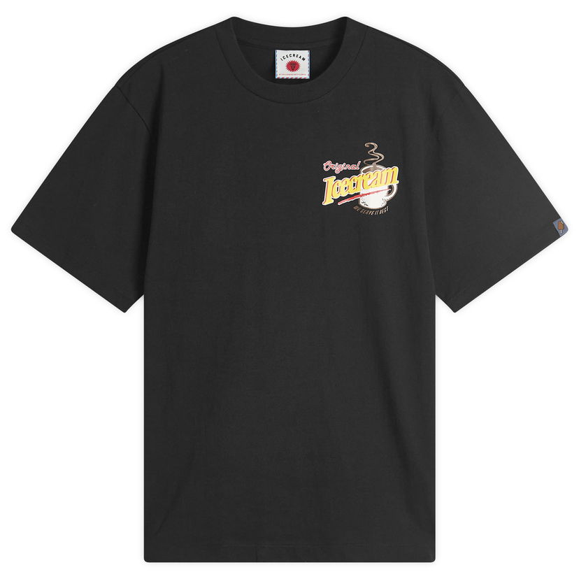 Majica BBC IceCream ICECREAM Diner Coffee Graphic Tee, Size Large Črna | IC25251-BLK
