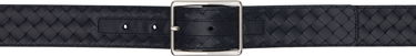 Pasovi Bottega Veneta Bottega Veneta Intrecciato Piccolo Leather Belt Mornarica | 796783V4LQ14028, 0