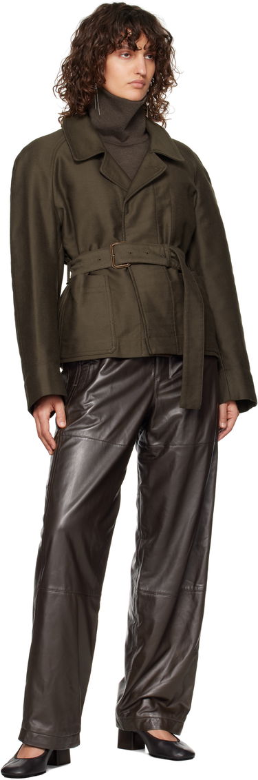 Hlače LEMAIRE Drawstring Parachute Pants Črna | PA1145 LL0094, 3
