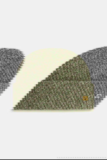 Beanie GANNI Ribbed Melange Brushed Mohair Beanie Večbarvna | A7097, 0