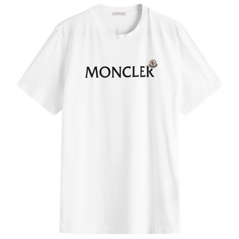 Majica Moncler Men's Logo T-Shirt Size X-Small Bela | 8C000-75-8390T-001