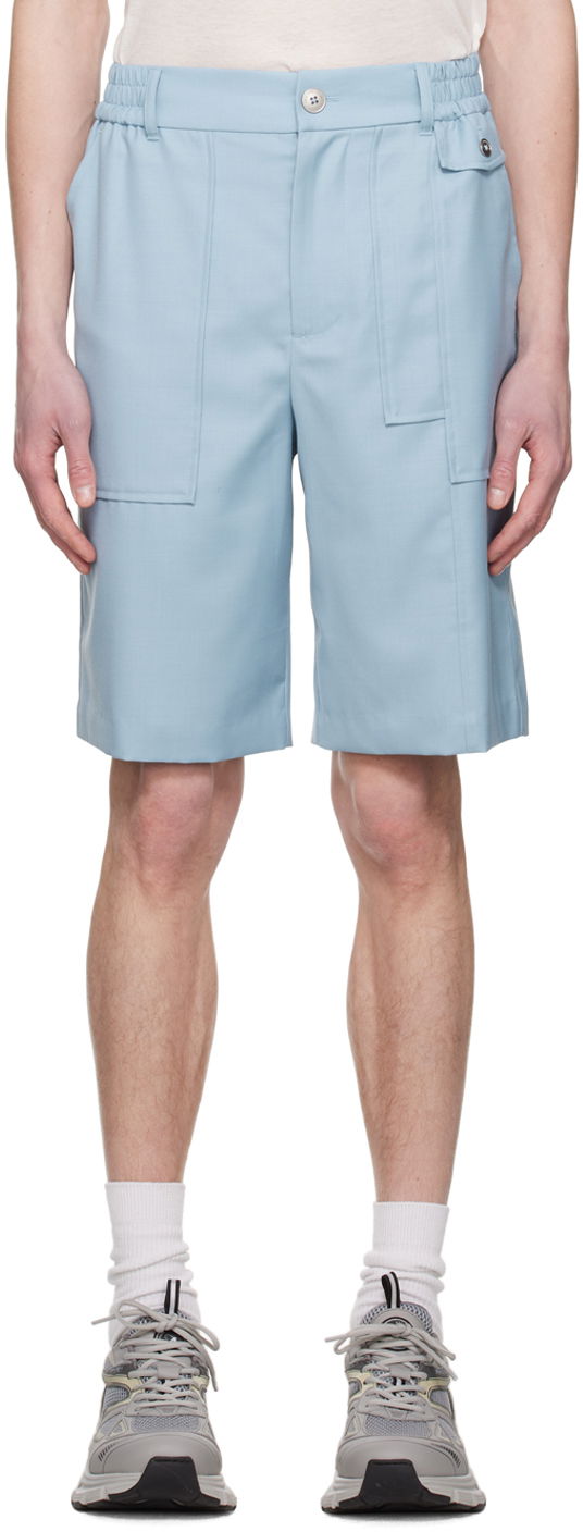 Kratke hlače Feng Chen Wang Feng Chen Wang Panel Shorts Modra | FMS15ST04
