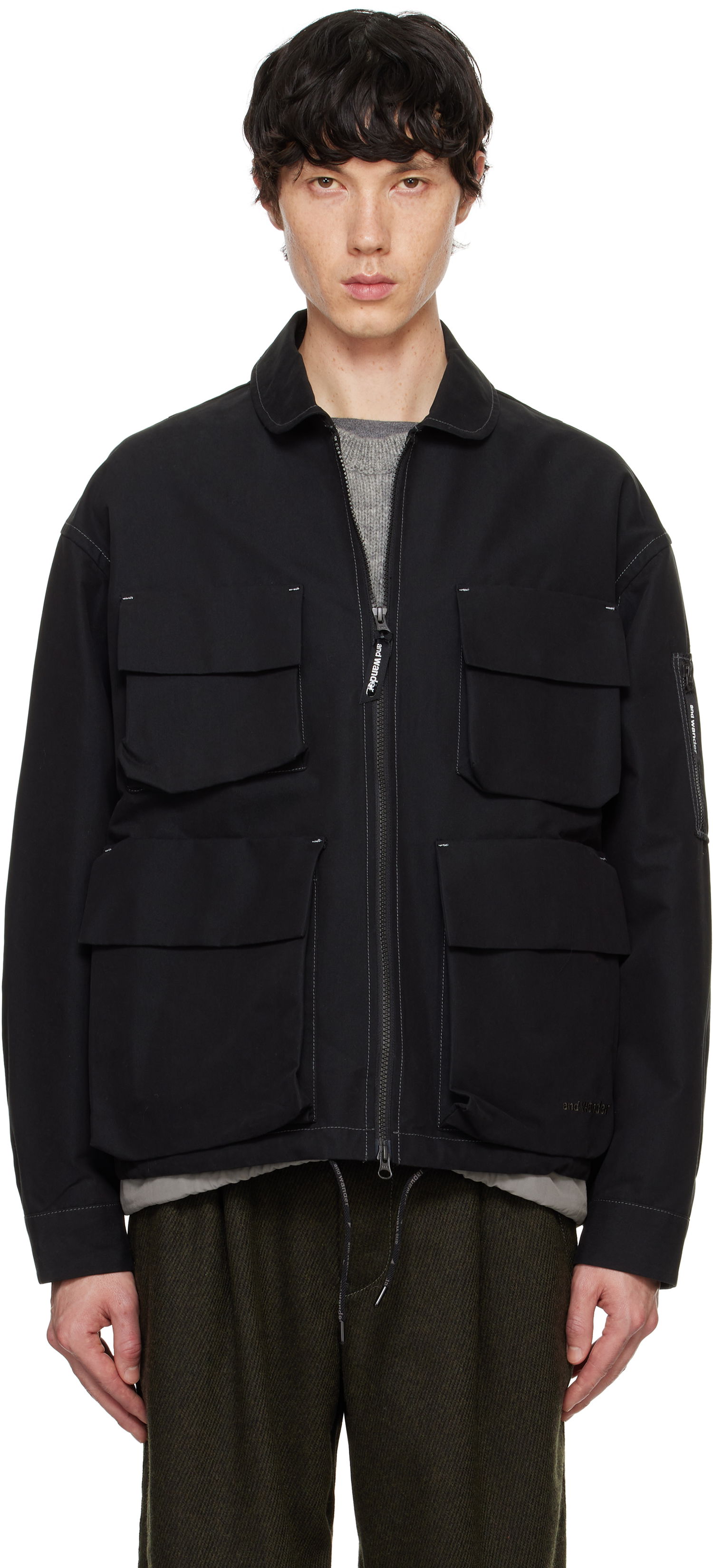 Jakna and wander Twill Field Jacket Črna | 5744281138, 0