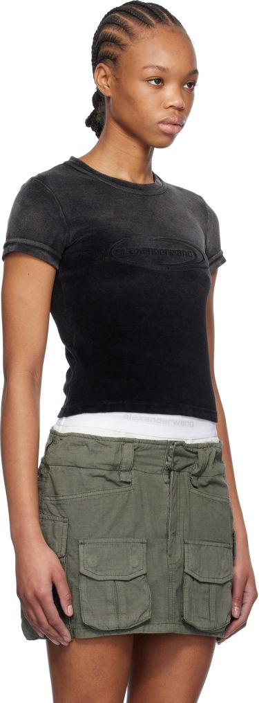 Krila Alexander Wang Alexander Wang.t Faded Baby Tee Zelena | 4CC1251563, 1