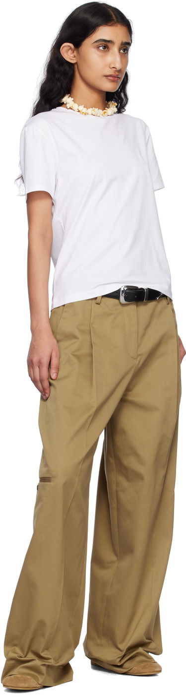 Majica Acne Studios Acne Studios Regular Fit T-Shirt Bela | CL0309-, 4
