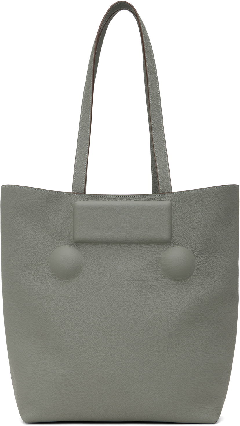 Tote bag Marni Marni Shopper Medium Tote Siva | SHMP0142U0 P8185