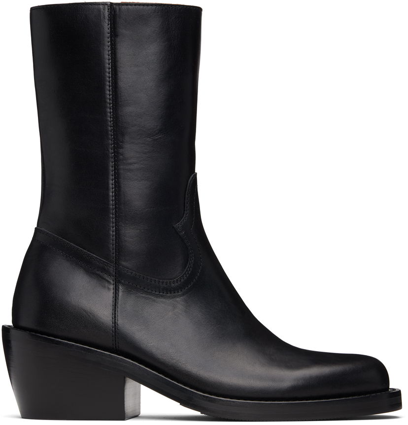 Superge in čevlji Dries Van Noten Dries Van Noten Zip Boots Črna | 252-021706-102