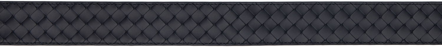 Pasovi Bottega Veneta Bottega Veneta Intrecciato Piccolo Leather Belt Mornarica | 796783V4LQ14028, 1