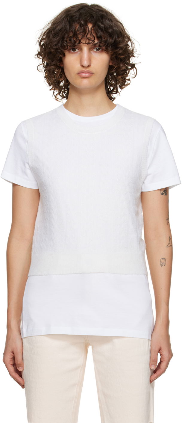 Majica rag & bone rag & bone Kyle Vest Bela | WAS23S041SR41