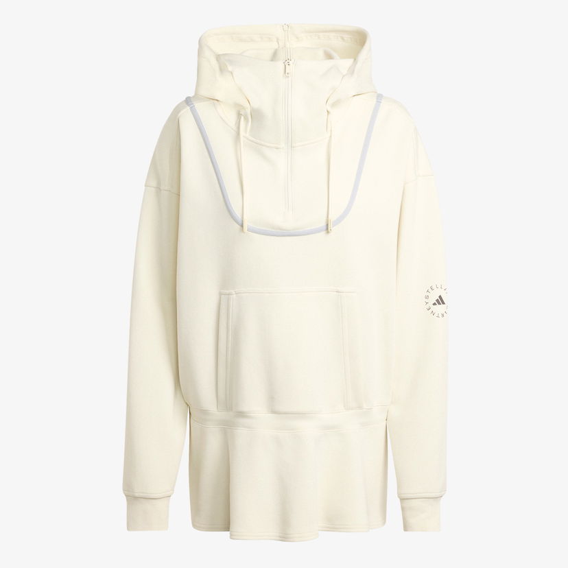 Pulover adidas Originals Stella McCartney Peplum Hoodie Bela | JX9108
