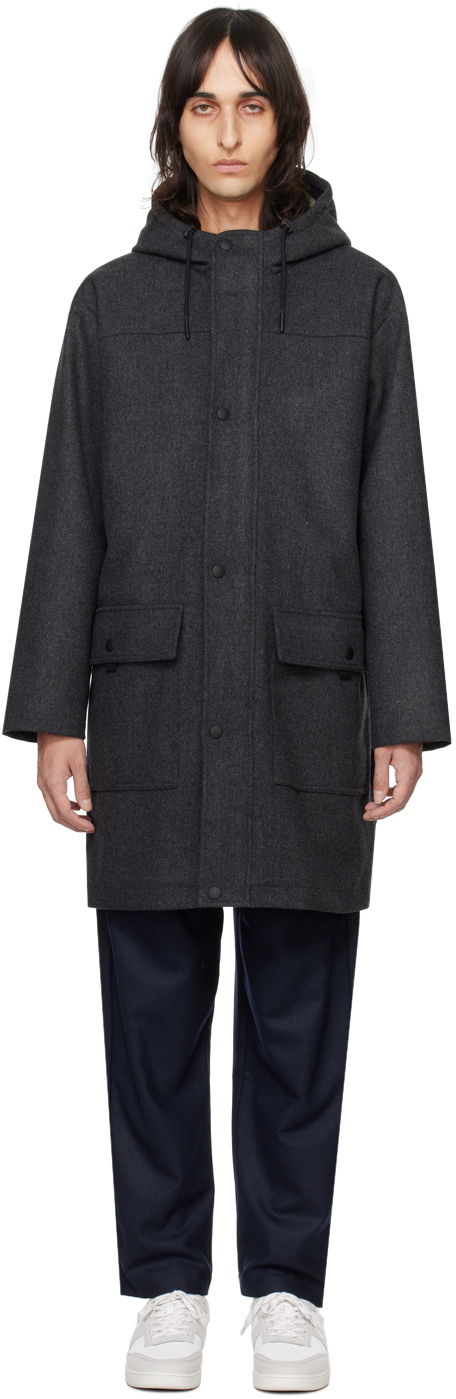 Plašči A.P.C. Dave Coat Siva | PSAIG-H30197, 0