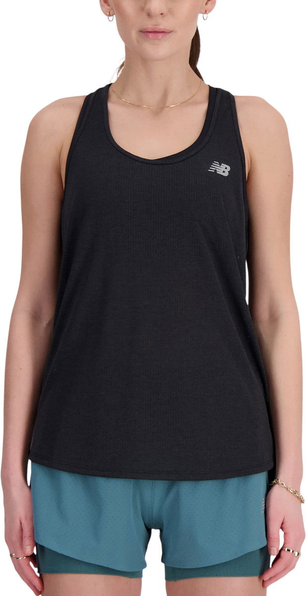 Majica brez rokavov New Balance Athletics Tank Črna | wt41250-bkh