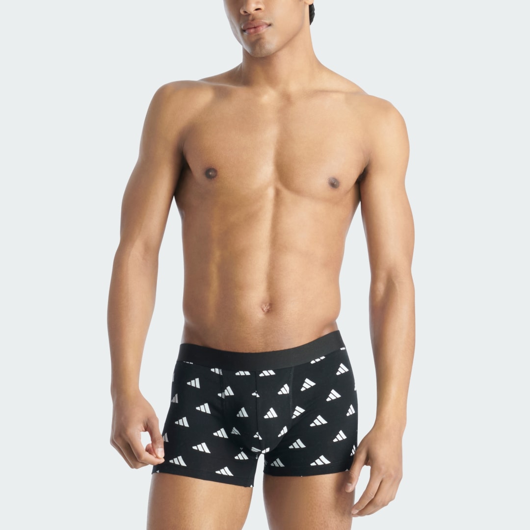 Boksarice adidas Performance Active Flex Cotton Boxer Briefs – 3 Pairs Črna | JK3952, 0