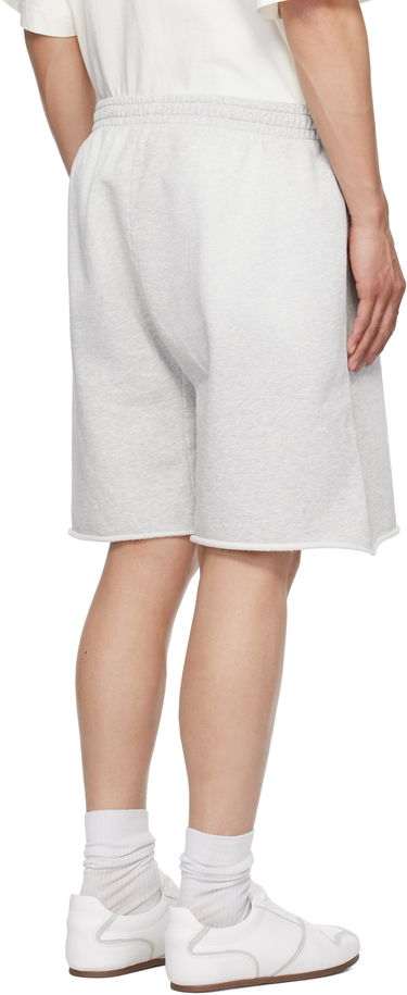 Kratke hlače Alexander Wang Alexander Wang Oversized Cotton Terry Sweat Shorts Siva | UCC2254118, 2