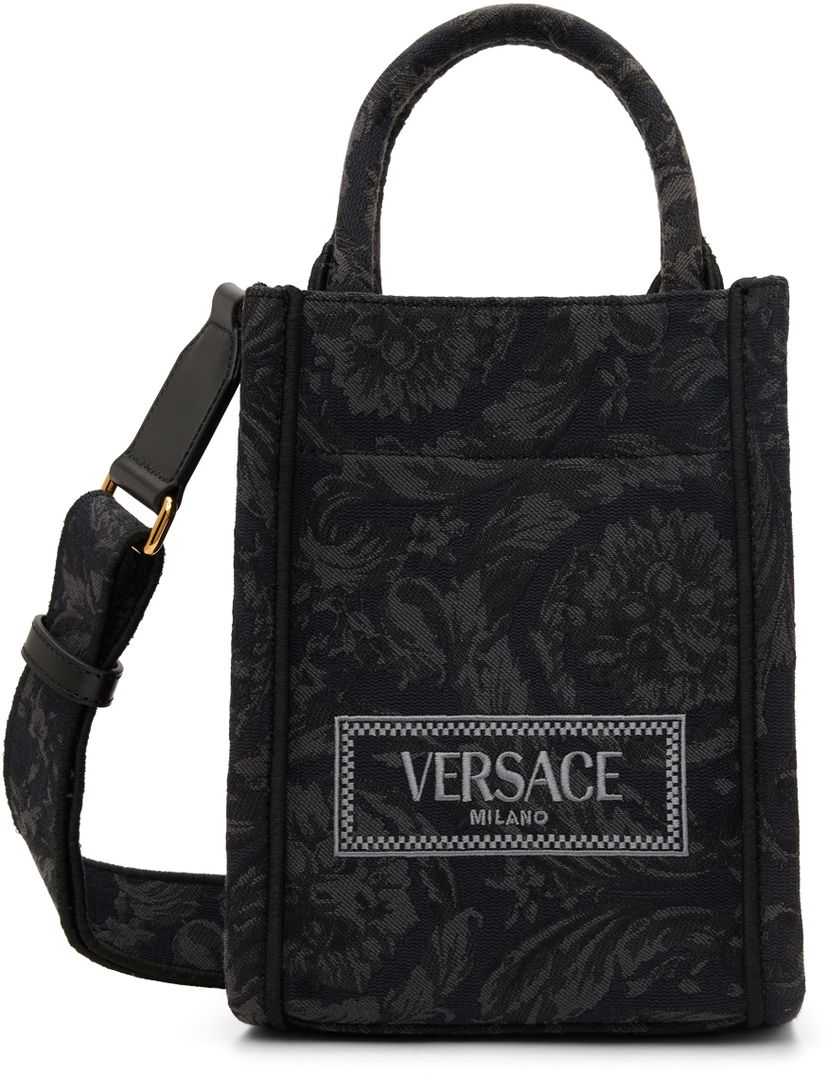 Tote bag Versace Barocco Athena Mini Tote Črna | 1011565_1A09741