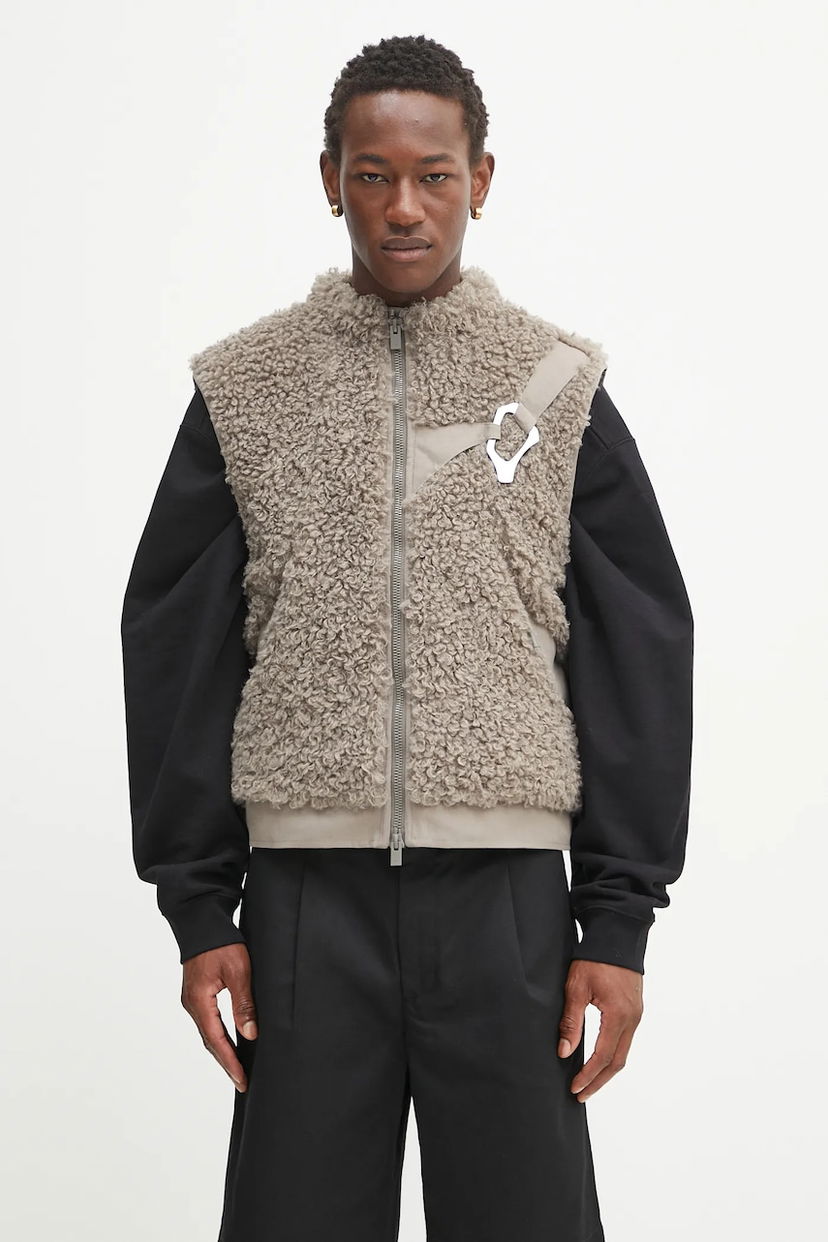 Telovnik HELIOT EMIL Heliot Emil Fleece Vest Siva | PREAW25.M.03.038.DST19