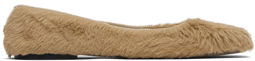 Oblačila The Row The Row Square Toe Ballerina Flats Bež | F1598-L316