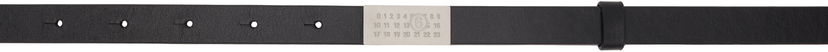 Pasovi Maison Margiela MM6 Maison Margiela Mini Numeric Belt Črna | SA5TP0011 P7258
