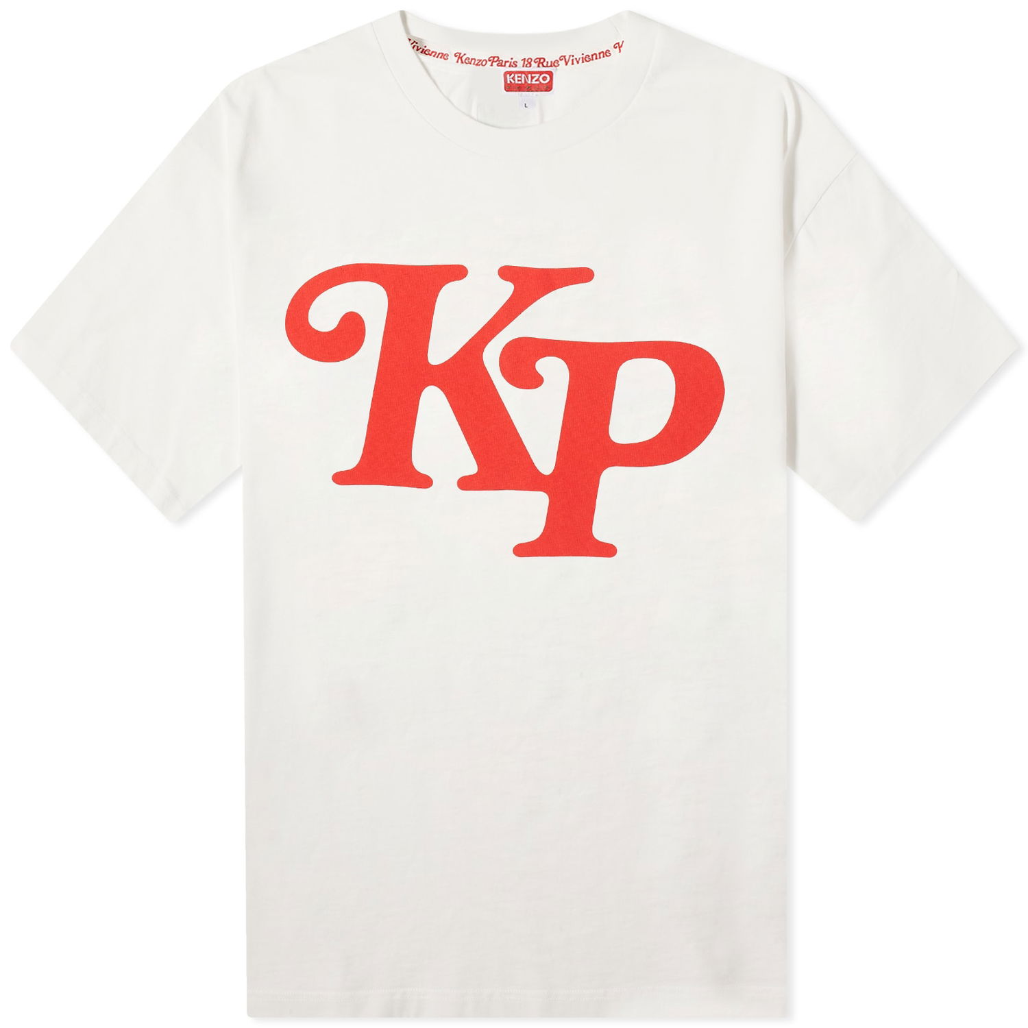Majica KENZO Verdy x Oversized Tee Bela | FE55TS1414SY-02, 0