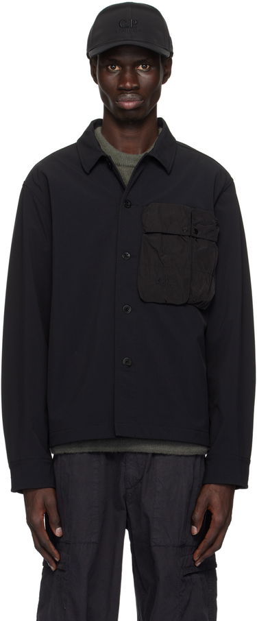 Srajce C.P. Company Overshirt Shell Črna | 17CMOS197A-006364M, 0