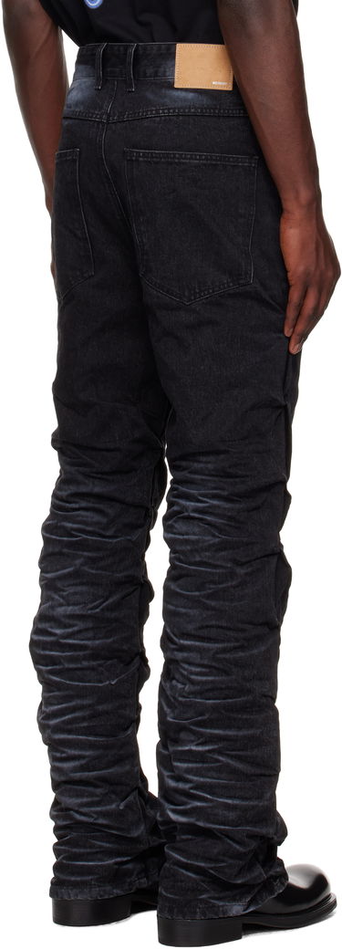 Kavbojke We11done We11done Textured Fold Jeans Črna | WD-DP2-25-356-M-BK, 2