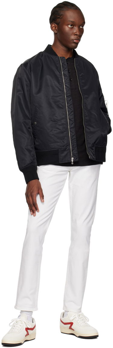 Majica rag & bone Flame Long Sleeve Henley Črna | M000T676G, 3