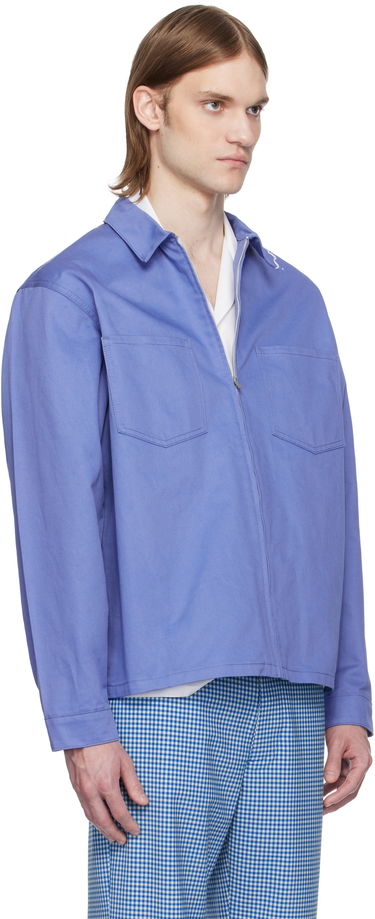Srajce Marni Marni Organic Cotton Zip-Up Shirt Črna | CUMU0297S0 UTC311, 4