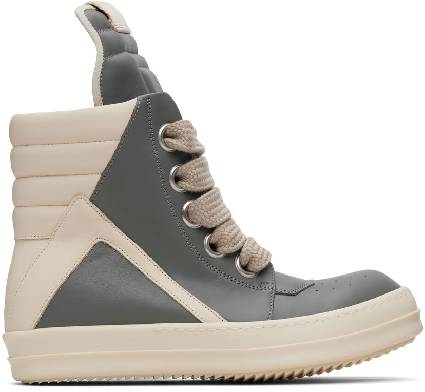 Superge in čevlji Rick Owens Concordians Jumbolace Geobasket Siva | RU02E1898 LCOW2