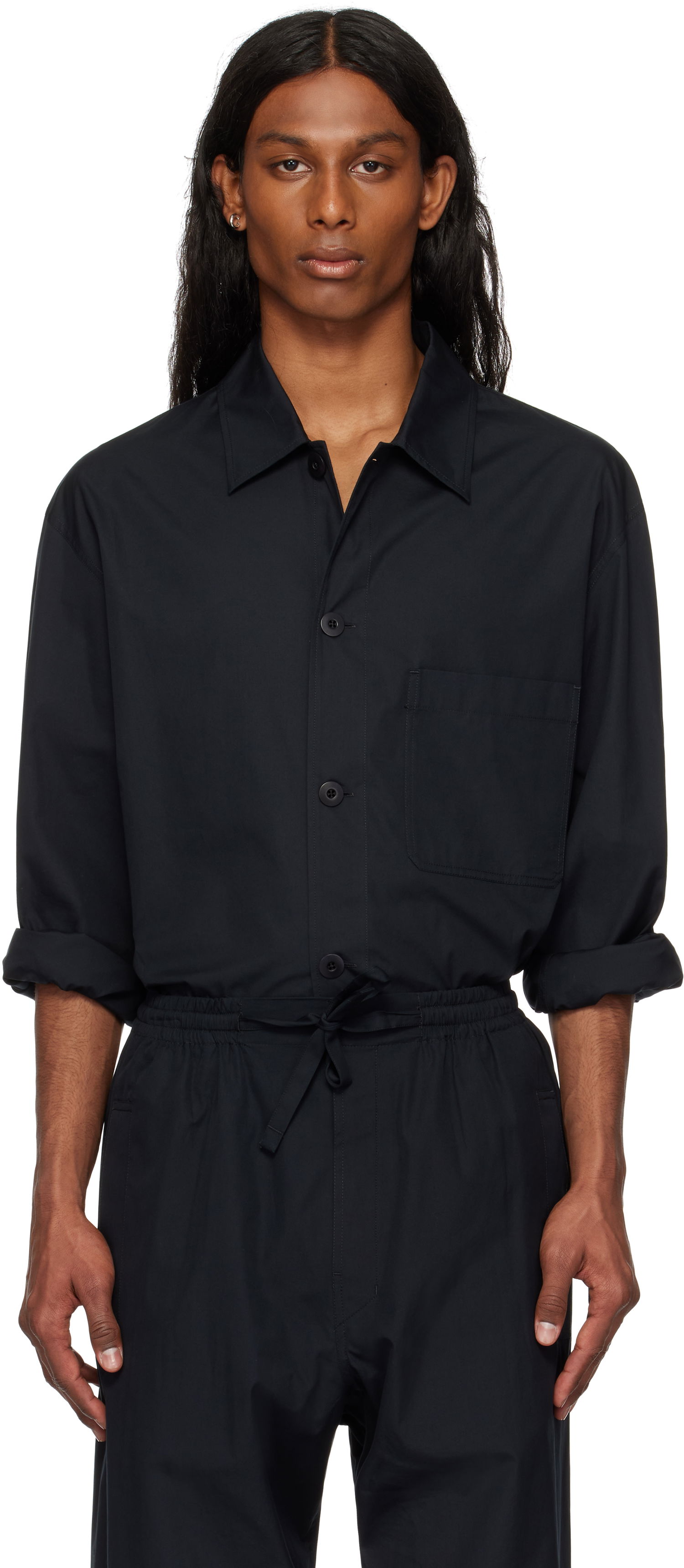 Kombinezon LEMAIRE Lemaire Pyjama Shirt Črna | SH1177 LF839, 0