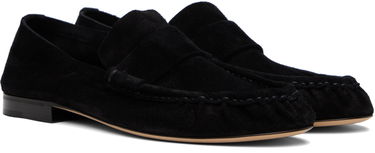 Superge in čevlji The Row The Row Soft Suede Loafers Črna | F1626-L305, 3