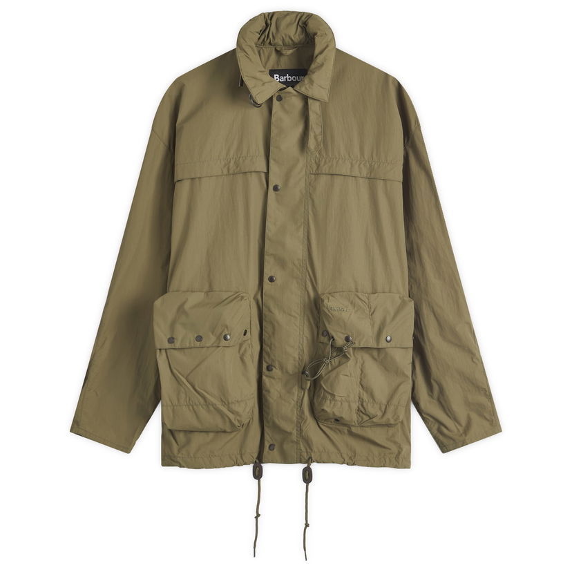 Vetrovka Barbour Heritage+ Modified Durham Showerproof Jacket, Size Large Zelena | MSP0133OL31