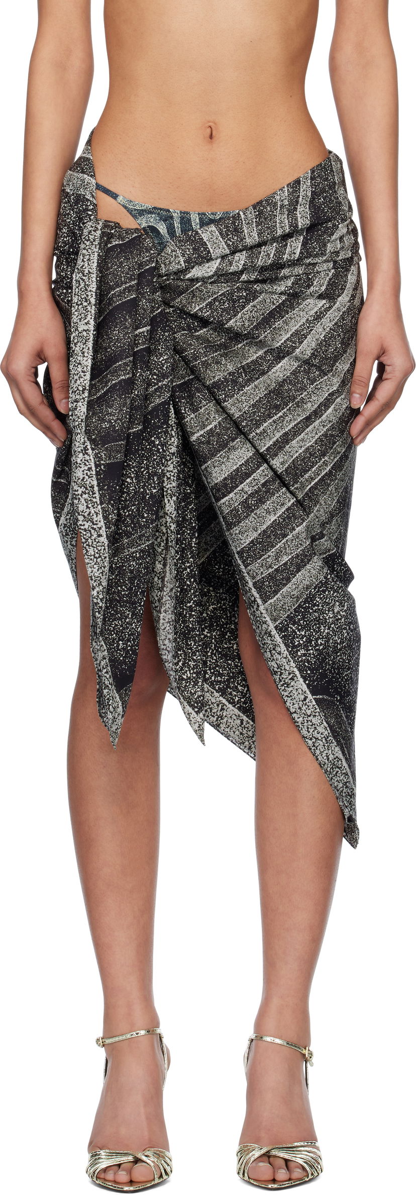 Kopalke Jean Paul Gaultier Jean Paul Gaultier 'The Spirale' Sarong Večbarvna | 25/34-U-JU175-C596-000203