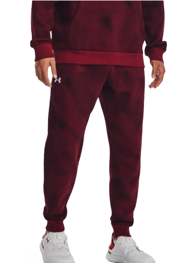Hlače in kavbojke Under Armour Kalhoty Rival Fleece Bordo | 1379777-600