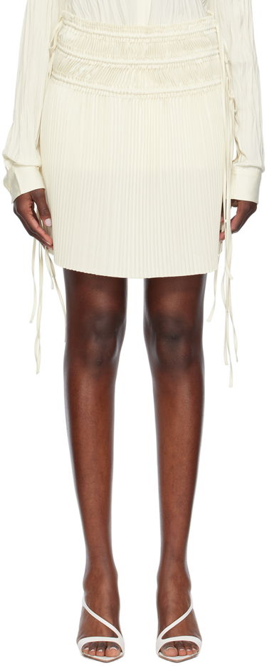 Krila Helmut Lang Helmut Lang Pleated Miniskirt Bela | O02HW302, 0