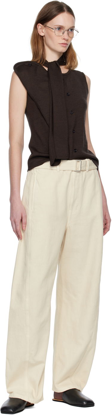 Kavbojke LEMAIRE Twisted Belted Jeans Bež | PA326 LD1065, 3