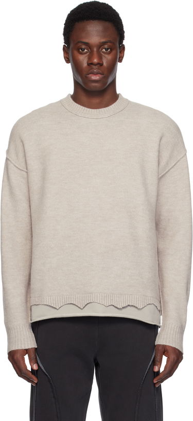 Pleteni pulover izzue Izzue Layered Sweater Bež | IZXKNN4123W4NBGT, 0